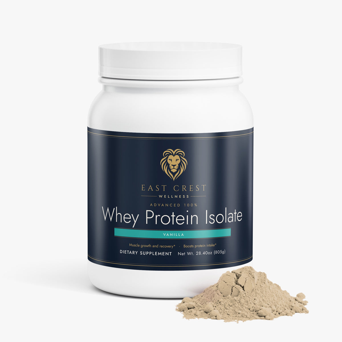 East Crest Wellness Advanced 100% Whey Protein Isolate (Vanilla)
