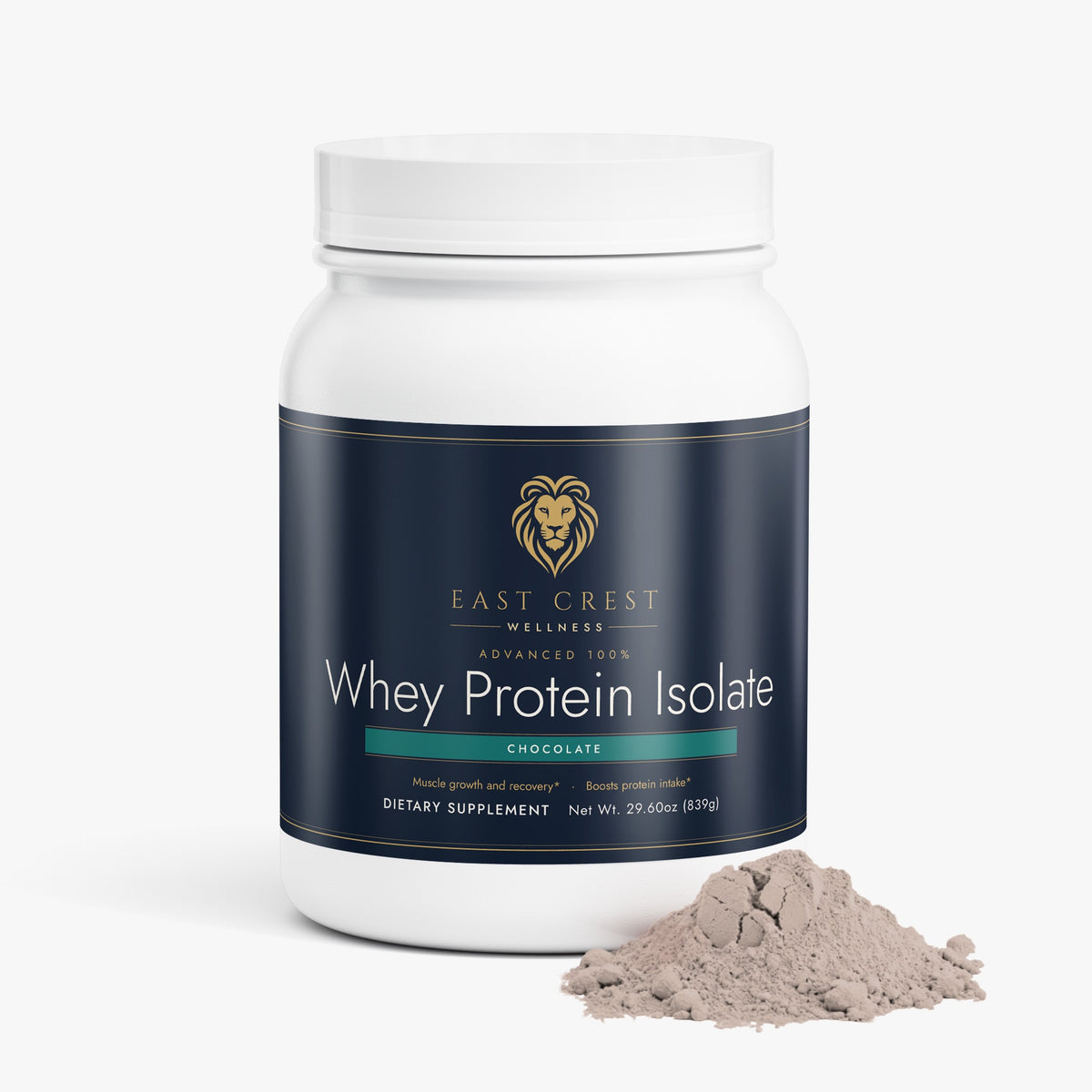 East Crest Wellness Advanced 100% Whey Protein Isolate (Chocolate)