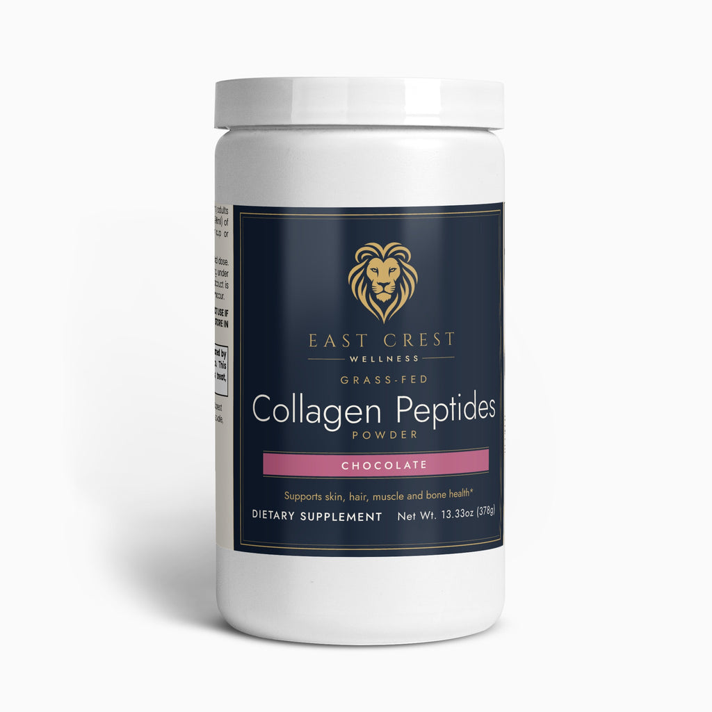 East Crest Wellness Grass-Fed Collagen Peptides Powder (Chocolate)
