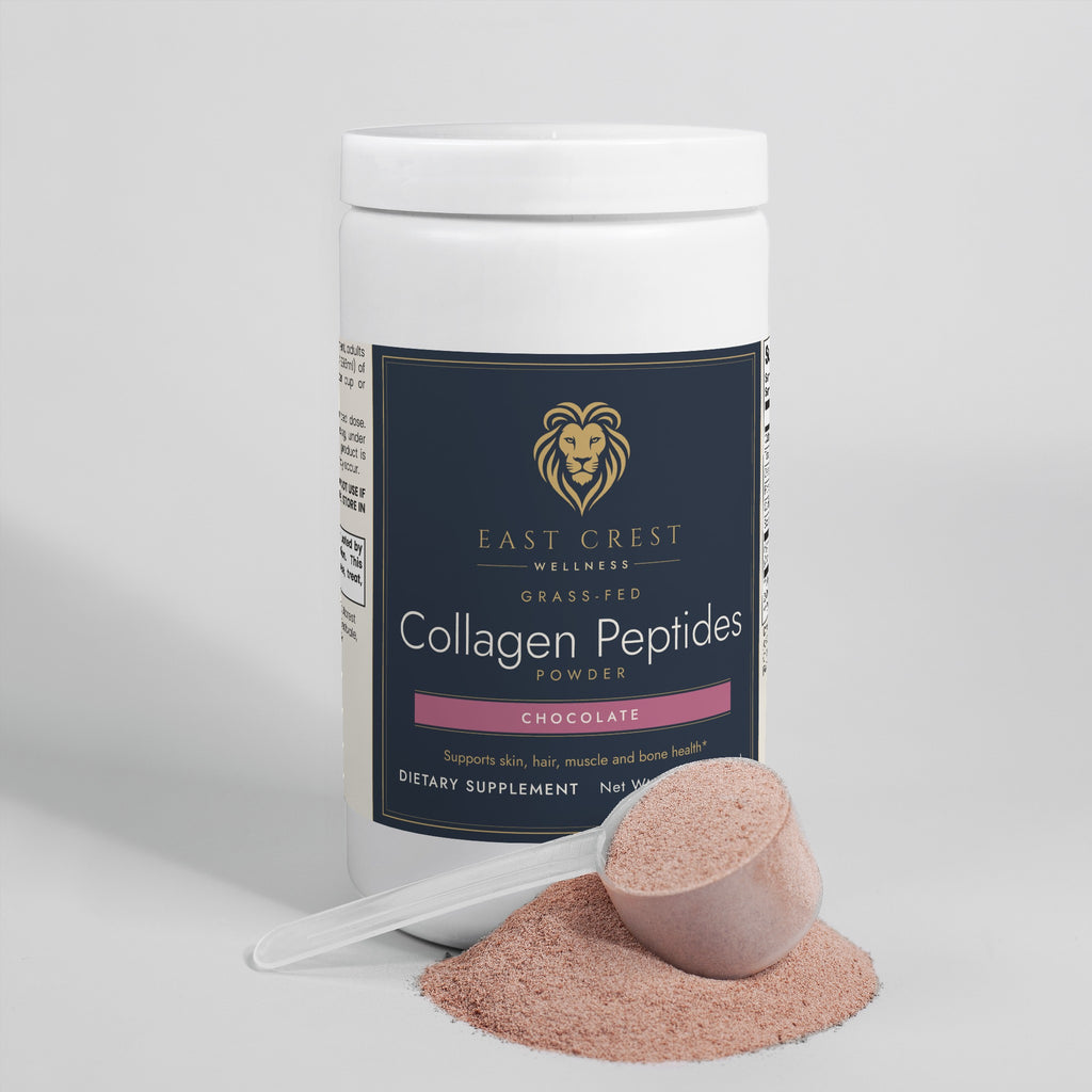 East Crest Wellness Grass-Fed Collagen Peptides Powder (Chocolate)