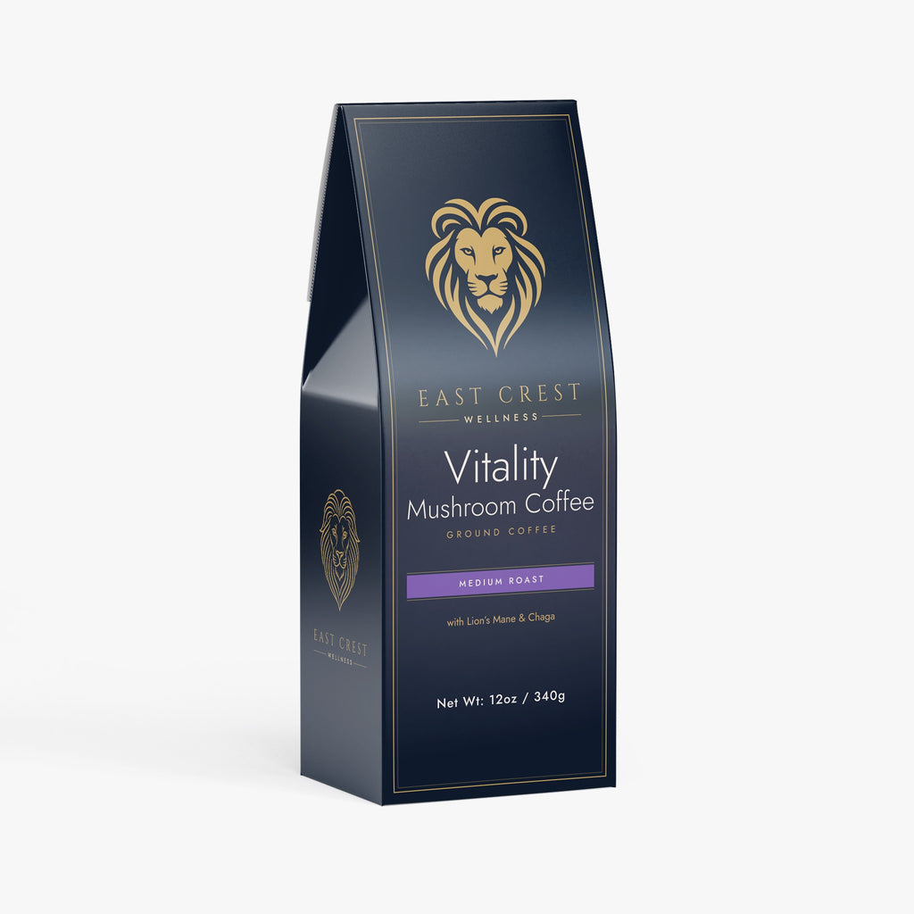 East Crest Wellness Vitality Mushroom Coffee (Medium Roast)