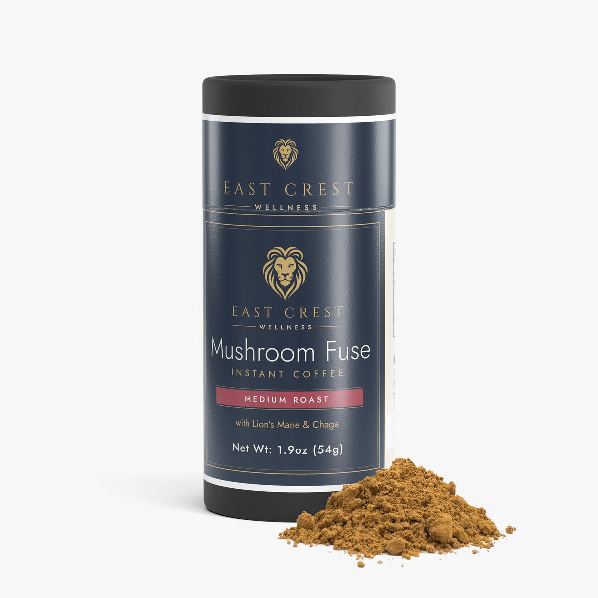 East Crest Wellness Mushroom Fuse Instant Coffee (Medium Roast)