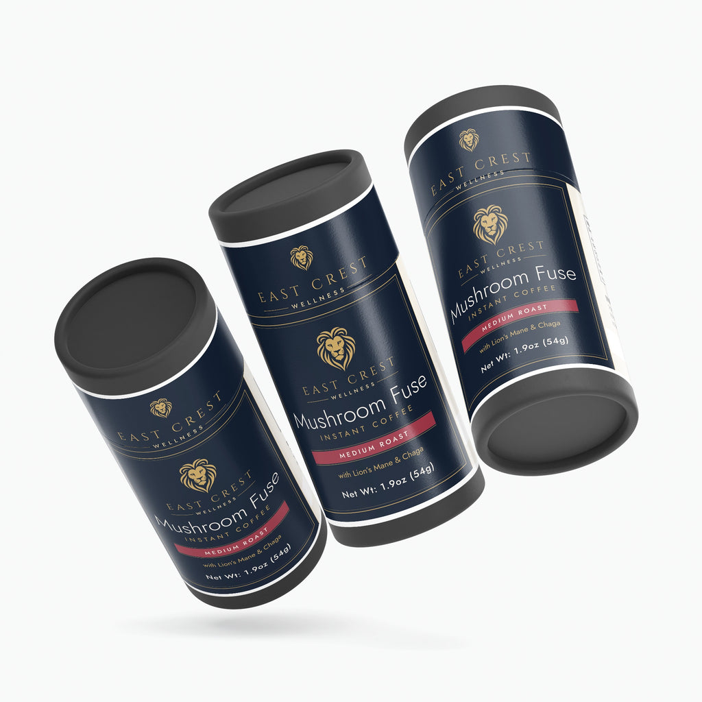 East Crest Wellness Mushroom Fuse Instant Coffee (Medium Roast)