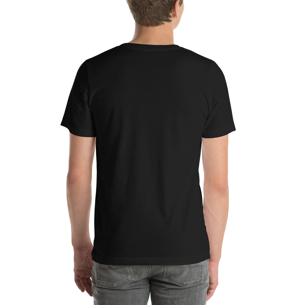 Peptide Mike Tee – 70s Sunset, Black, back