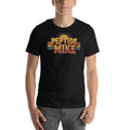 Peptide Mike Tee – 70s Sunset, Black, front